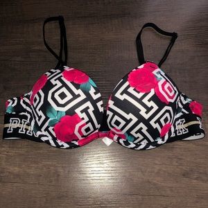 Victorias Secret PINK Rose Super Pushup Bra 32A!